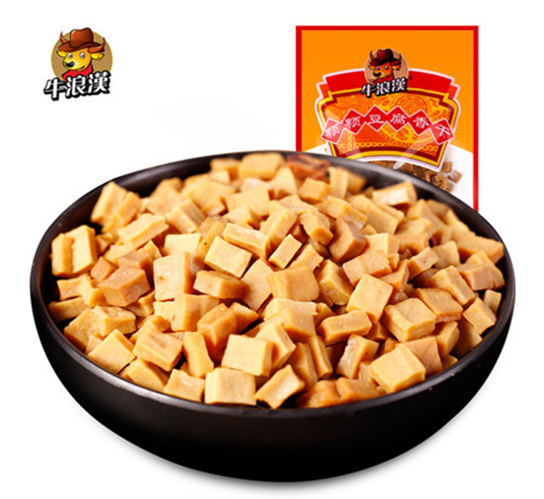 重慶特產零食 牛浪漢 顆顆香干可可香 豆干[100gX10袋] 量販裝