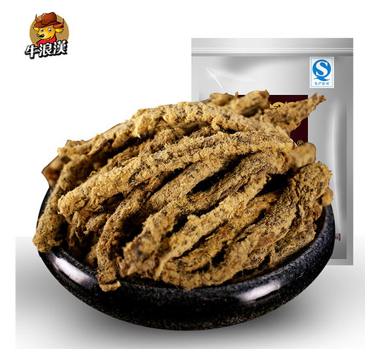 牛浪漢 牛肉干 經典五香牛肉條散裝長條重慶特產四川零食小吃250g